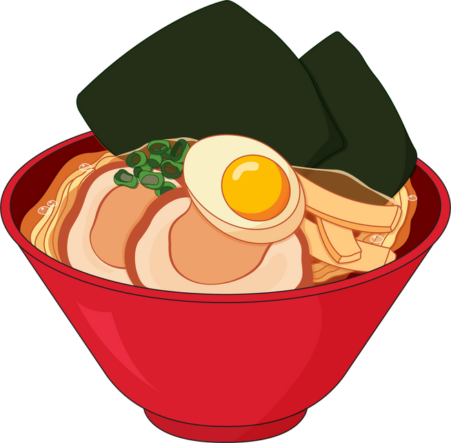 Ramen Bowl Illustration